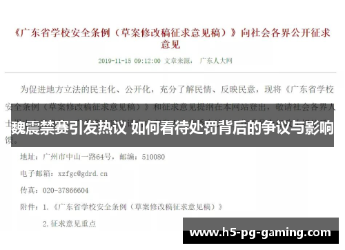 魏震禁赛引发热议 如何看待处罚背后的争议与影响 魏震禁赛引发热议 如何看待处罚背后的争议与影响